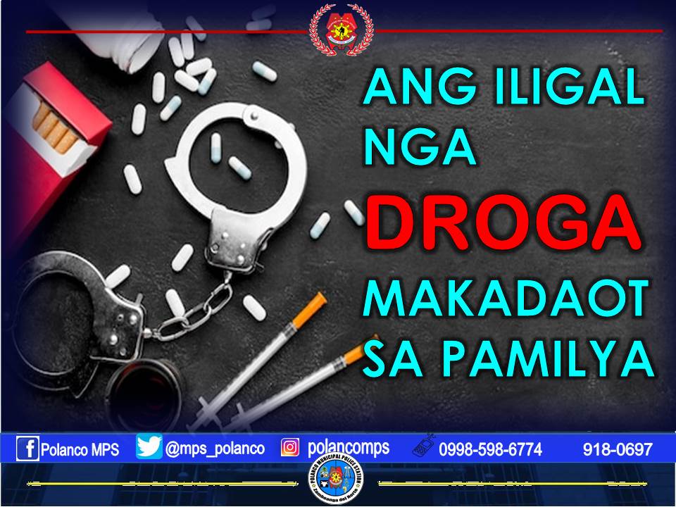 mps_polanco's tweet photo. ANG ILIGAL NGA DROGA MAKADAOT SA PAMILYA
#Lifeisbeautiful
#KaligtasaNyoSagotKo
#TulongTulongTayo
#MMKequalsK
#LigtasBalikEskwela
#PNPKakampiMo 
#TeamZNPPO 
Area Police Command-Western Mindanao              
PNP Police Regional Office 9 https://t.co/4FOX4Oa55r