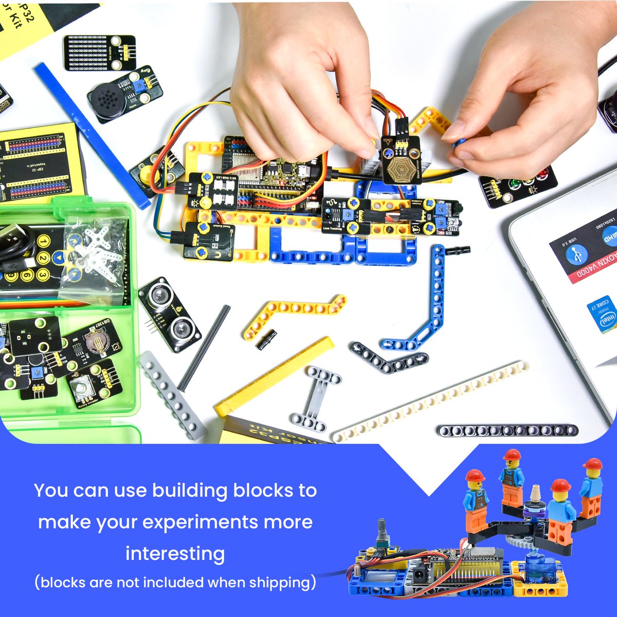 fengyaoqunali's tweet image. KEYESTUDIO Amazon Store New arrival🥳🥳🥳
Basic Starter Kit for ESP32-WROVER (Included)
#esp32 #arduinosensorkit #programming #Teachingexperiment
amazon.com/dp/B0B6FQ1MHD?…