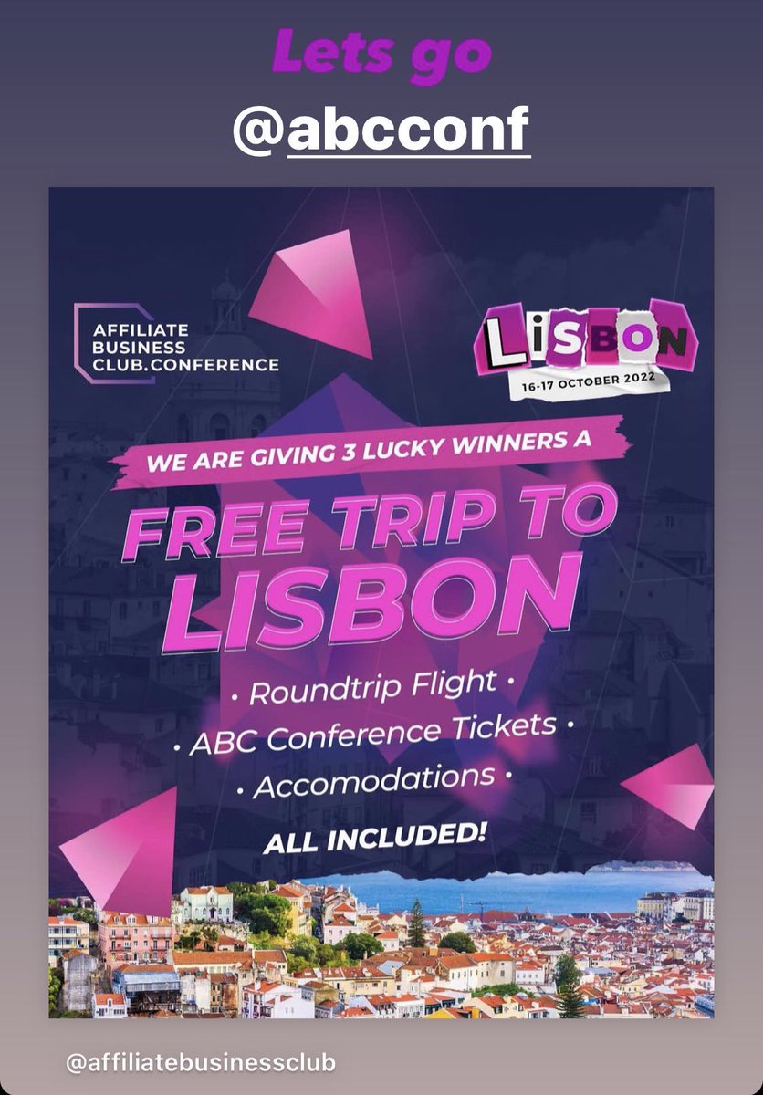 jahangirsaghani's tweet photo. Lets go to #portugal with #affiliatebusinesclub this year and make a best event with #affiliates and #speaker around the world #abcconference https://t.co/Cp3L0Dq6U4