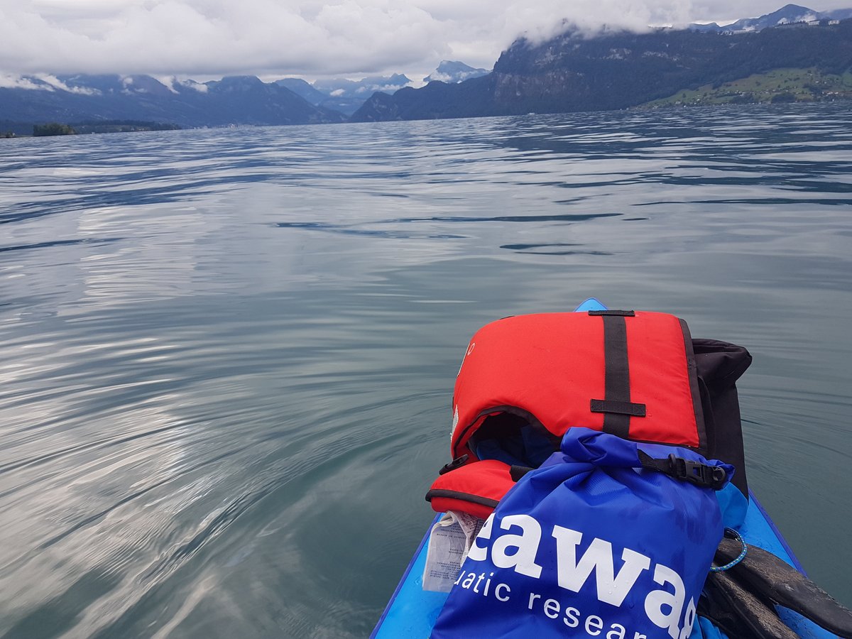 Indeed, great bag to commute to work @EawagResearch #vierwaldstättersee