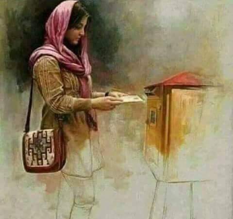 iwaqaskashmiri8's tweet photo. آنسو تھا اُس کا ٹھيک وہيں پر گرا ہُوا
خط ميں جہاں تھا ترکِ تعلق لکھا ہُوا https://t.co/wYlDALZ7Gq