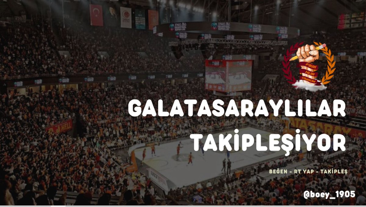 Sosyal medya da daha güçlü bir Galatasaray kitlesi için Takipleşme Tweeti. ✅GT yazıp Beğenen tüm GS taraftarları karşılıklı takipleşiyor! ✅Tüm taraftarlarımızın görmesi için lütfen RT yapalım 💛❤️ ✅𝐓𝐀𝐊𝐈̇𝐏 𝐄𝐃𝐄𝐍𝐈̇ 𝐓𝐀𝐊𝐈̇𝐏 𝐄𝐃𝐈̇𝐘𝐎𝐑𝐔𝐌