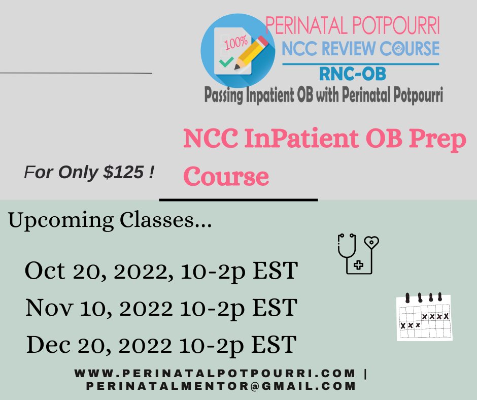 PerinatalPot's tweet photo. Need your RNC-Ob? We have you covered! Need your EFM Review? RNC-EFM, we have you covered! https://t.co/l7EyGIQBXR $125 10-2pm, EST https://t.co/kq1DN5MGSH