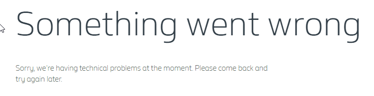 Snappiestjack's tweet photo. @BritishGasHelp Everytime I try and access my account, all I see is this message. https://t.co/F9iUvXRpCm