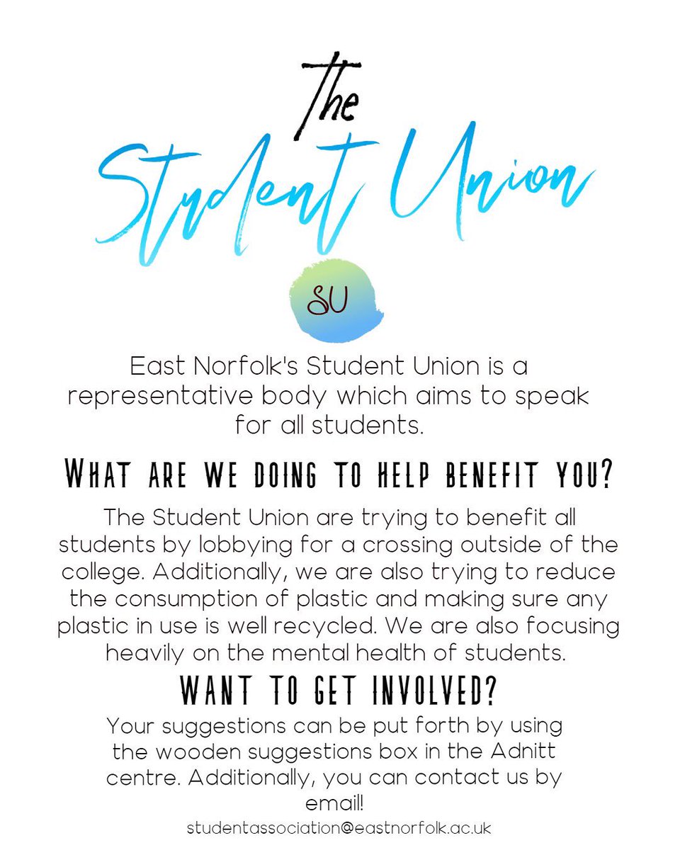 EN Student Union (@EastNorfolkSu) / Posts / X