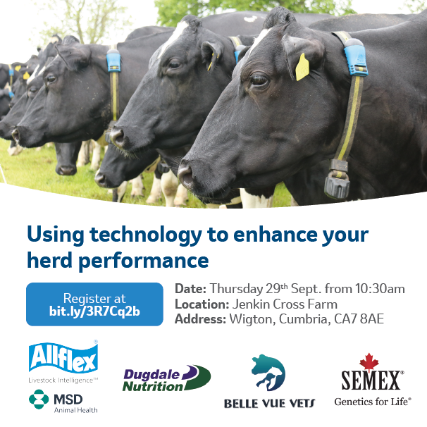 allflexuk's tweet photo. Not long till our next on farm talk, join us to hear about cattle monitoring for performance, helping build a healthier herd and allowing you to work smarter, not harder.

Find Out More and Sign Up: https://t.co/RUUTiAWfca https://t.co/j2yEEEYETe