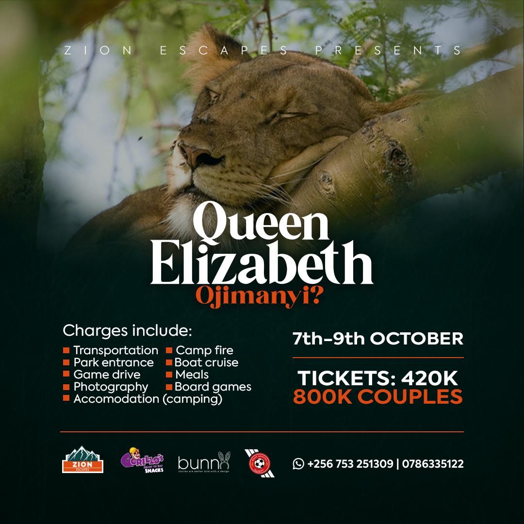 RealDjLennon1's tweet photo. This is the most affordable trip to Queen Elizabeth you'll find.🥳
Book your slot now ..
#ZionEscapes https://t.co/5GDUXa4CcG
