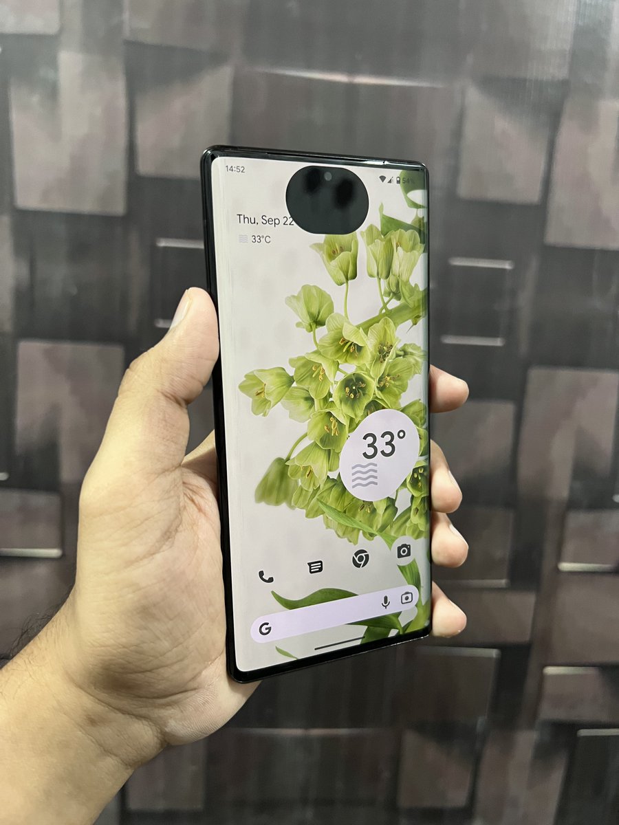 Introducing the Dynamic Peninsula on Google Pixel 6 Pro. 🔥