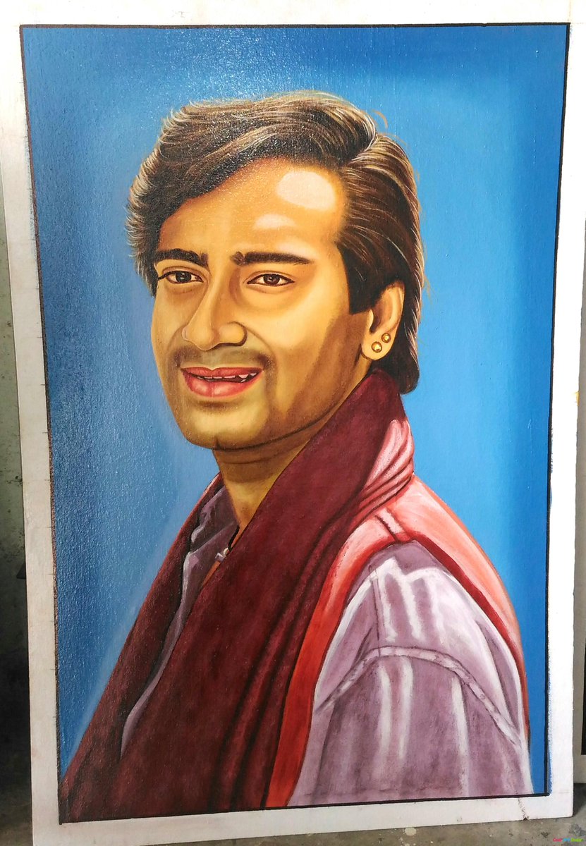 Art #AjayDevgon Created by K.r Painter Suraj Kumar: Cool Art India.
coolartindia.in/art-detail/?id…