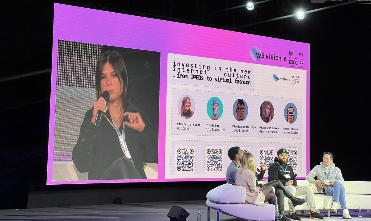 Morning Chippies 🐿❤️ We are at <a href="/dmexco/">DMEXCO</a> connecting, building and getting to know partners! We had the pleasure to listen <a href="/don_borgo/">Diego Borgo</a> inspiring discussion! 
Anyone there to grab a coffee?! 🔥🥜
#nft #CCM #cnft #w3vision