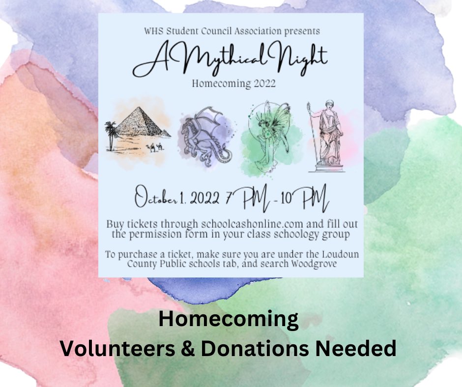 We need your help in making this year’s Homecoming the best one for our students! Sign up to volunteer or donate below.

m.signupgenius.com/#!/showSignUp/…

Thank you!