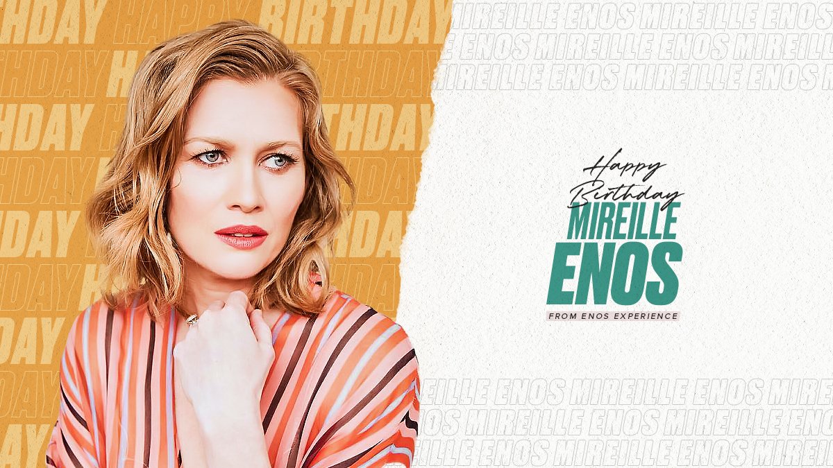 Wishing the ever beautiful Mireille Enos a very happy birthday!!  