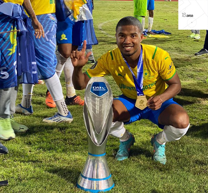18Area1's tweet photo. Lyle Lakay has won 7 trophies with Mamelodi Sundowns, including 4 league titles! 

#18Area https://t.co/RVT2Z9vo4s