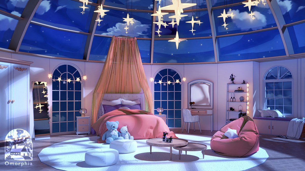 Omorphia1's tweet image. How much do you hope to have a room with a direct sky roof like this? 💫