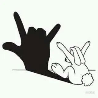 Ortoleva_S's tweet photo. Happy #InternationalDayOfSignLanguage!
(meme of bunny making a shadow of “ILY” hand sign)
#SignLanguage #DayOfSignLanguage #deaf https://t.co/mVMwI2zpKy