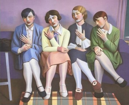 womensart1's tweet photo. Bauhaus Gal no.12, 2021 by Chen Ke, Chinese painter #WomensArt https://t.co/YBgmdxvbUW