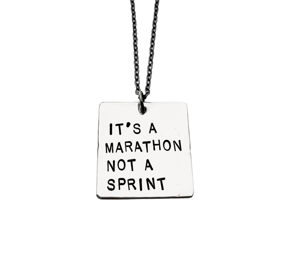 TheRunHomeGifts's tweet photo. Just a reminder! #itsamarathonnotasprint
.
It's a Marathon Not a Sprint Necklace available at @therunhome.com only.
Clickable link in bio:
https://t.co/kQNcIcf6Lk
. 
#marathon #marathon https://t.co/WtcqCIXGhi