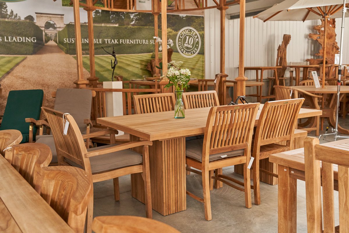 The true quality of Chic Teak products can only be appreciated in person. 🙌

This weekend we invite you to attend our open weekend!

Join us on 24th &amp; 25th September 2022 at our indoor showroom from 10 am until 4 pm.

bit.ly/3BX1NPE

#basingstoke #furniture #garden