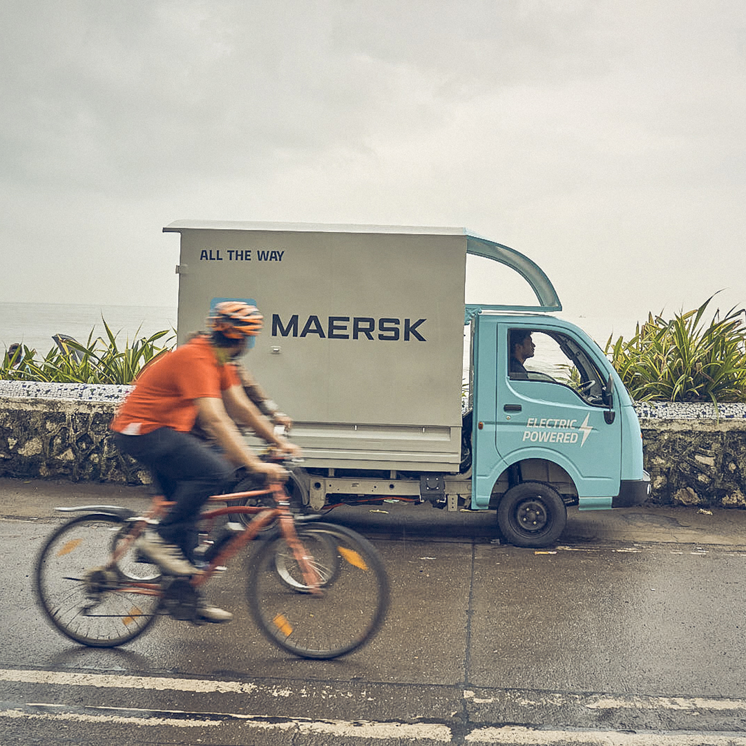 Do you like our new electrical vehicles as much as we do?🚛

With the unveiling of our electric vehicles today, we are now taking steps toward #decarbonising our transportation that will contribute to the larger ambition of becoming net zero by 2040🎯

#Maersk #Sustainability