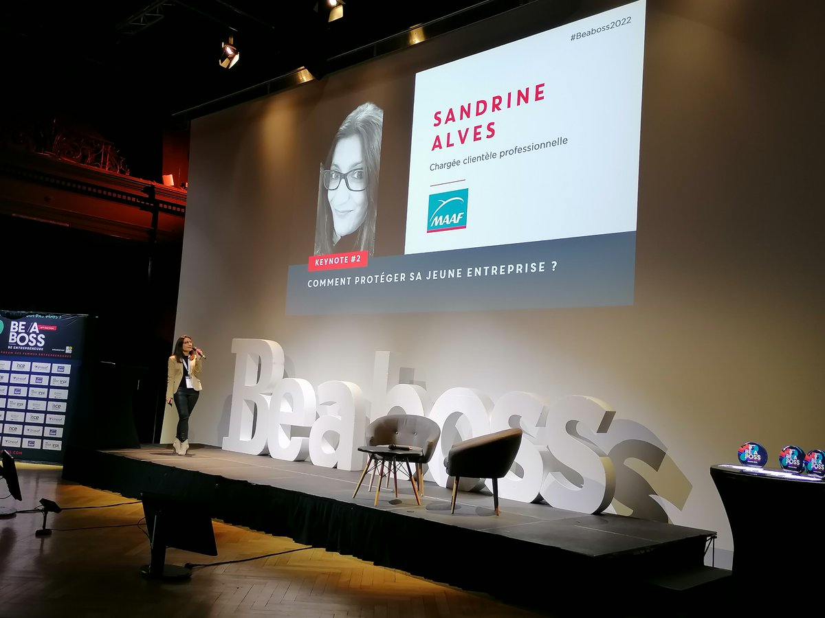 Au tour de <a href="/SandrineAlves/">sandrine alves</a>, Chargée de clientèle professionnelle de <a href="/MAAFPRO/">MAAF</a> , de s’exprimer sur : 

Comment protéger sa jeune entreprise ? 

<a href="/Beaboss_mag/">Be a Boss</a>