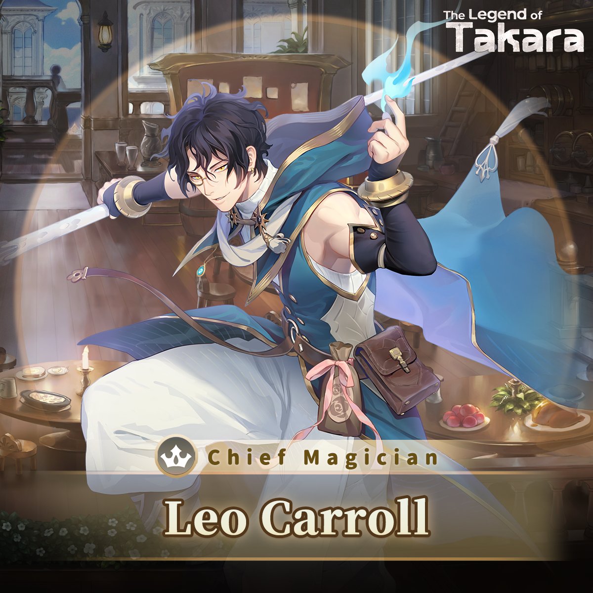 takaraLLD's tweet photo. Greetings, Adventurers!🌸

🪄Chief Magician --- Leo Carroll🧙

" The world will not be gentle to anyone, but it's fair. 
We only live once, so make it exciting! "

#TheLegendofTakara #Leo
#RPG #cardgame #GameCharacter https://t.co/SlvgQGQbvl