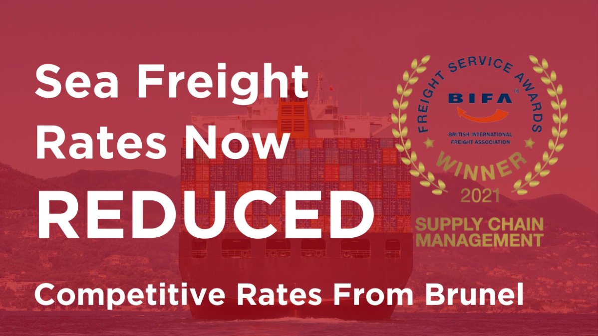 We are currently offering the most Competitive Sea Freight Rates from China for last 3 years due to rates recently softening. Weekly Sailings and our own ETSF guaranteed Devan within 5 days of vessel arrival. Please email info@brunelshipping.co.uk for a competitive quote 🇨🇳🚢