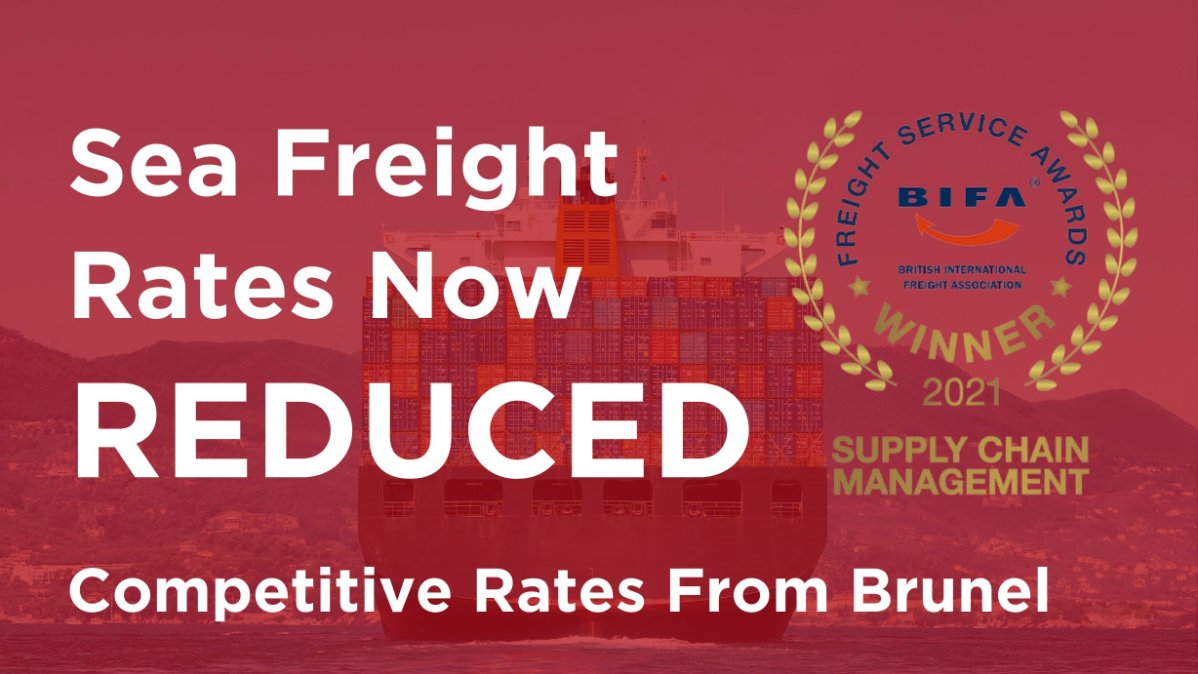 We are currently offering the most Competitive Sea Freight Rates from China for last 3 years due to rates recently softening. Weekly Sailings and our own ETSF guaranteed Devan within 5 days of vessel arrival.
Please email info@brunelshipping.co.uk for a competitive quote 🇨🇳🚢