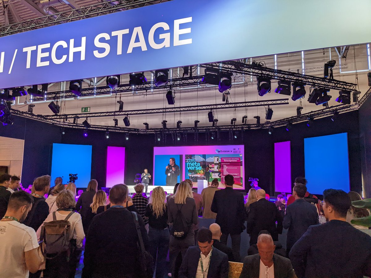 Great to see #metaverse advertising featuring at #DMEXCO22.  I think there's going to be challenges for #adfraud prevention in the metaverse, especially with video #Advertising in metaverse worlds. 🤖