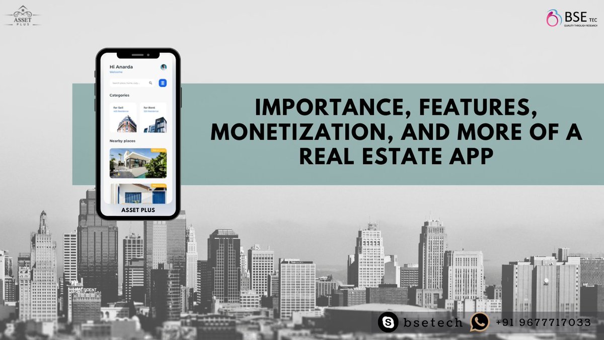BSEtech's tweet image. Importance, Features, Monetization, and More of a Real Estate App

bsetec.com/trulia-clone/

#Assetplusapp #Propertylistingscript #realestatephpscript #realestatephpscript  #realestatewebsiteclone #bsetec   #Truliaclonescript #Zillowclonescript