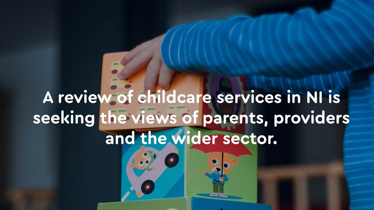 Have you got a few minutes to help improve childcare services in Northern Ireland? A review commissioned by the DfE wants to hear from parents, carers, childcare providers of all types, & others in the sector. Find out more: tinyurl.com/mrc7dskp & bit.ly/3QwSObR 1/5