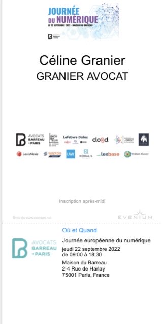 Journée du #numérique #avocat du futur #blockchain # legaltech