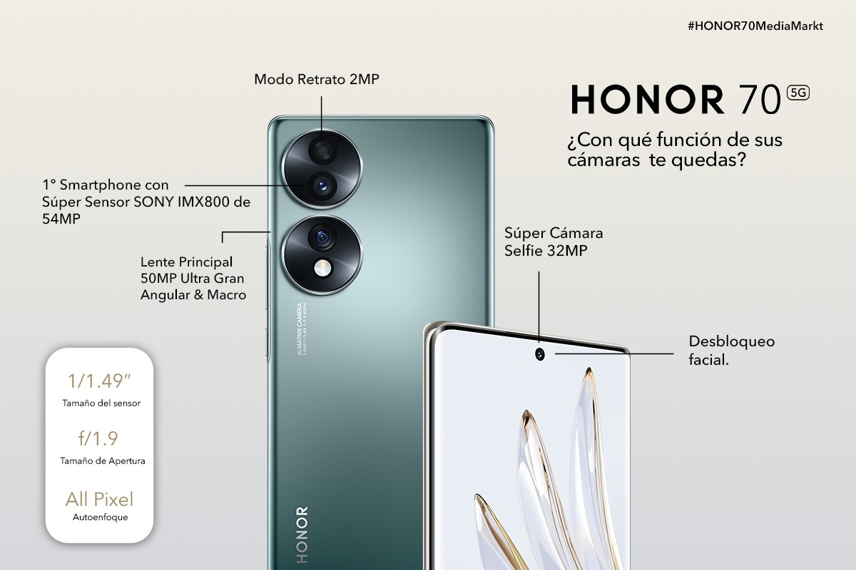 🎁𝗦 𝗢 𝗥 𝗧 𝗘 𝗔 𝗭 𝗢🎁 🕺#HONOR70

¿QUÉ FUNCIÓN DE LAS 📸📸📸📸 DE HONOR 70 PREFIERES? 

🔄Haz RT y...

👇Comenta en 3 ó + tweets las que + te gustan con #HONOR70MediaMarkt

1. SENSOR SONY
2. MODO RETRATO
3. ULTRA GRAN ANGULAR + MACRO
4. SELFIE
5. DESBLOQUEO FACIAL