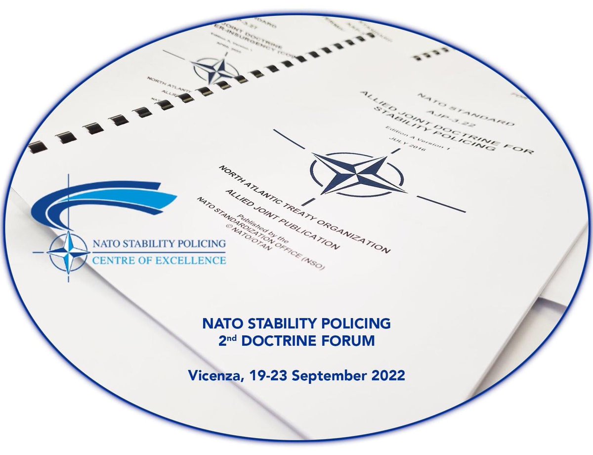 NSPCOE's tweet photo. Last day of the @NSPCOE's Doctrine Forum. The outcomes of the syndicate groups have been presented  to the audience. A huge &amp; fruitful debate took place, highlighting the value &amp; the need of #StabilityPolicing in countering #HybridThreats in #FragileState. #WeAreNATO https://t.co/UnwNOOBEJ9