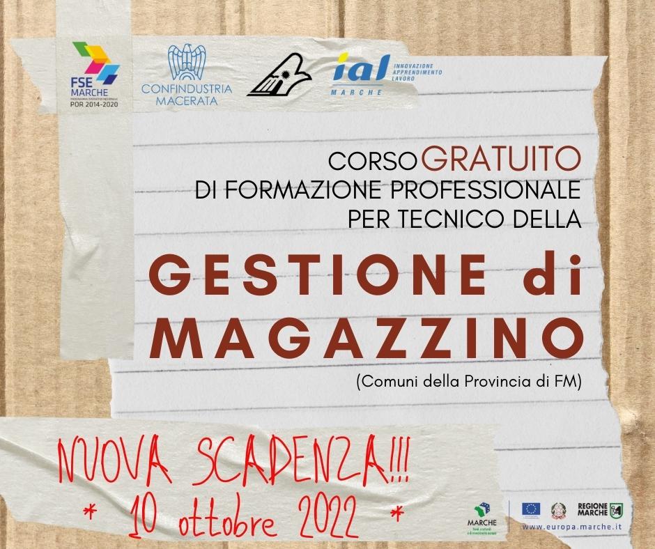📢 Iscriviti al corso GRATUITO per "Tecnico della GESTIONE DI MAGAZZINO".
🟢
📣 Hai tempo fino al 10 ottobre
 💡 Non farti sfuggire questa grande opportunità!

Per INFO e MODULI DI ISCRIZIONE⬇️⬇️⬇️
confindustriamacerata.it/index.php/serv…

#formazioneprofessionale #assindustriaservizi