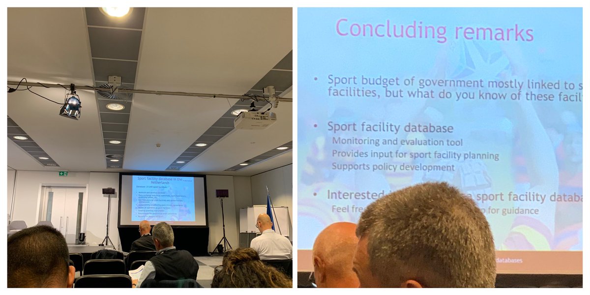 ecc_be_eu's tweet photo. Very interesting panel on sports facilities databases based on 2 exemples of National projects ( the Netherlands and Finland) - these tools (databases) can be used by the planners to build responsibly. #EU2022CZ #EUWeekOfSport https://t.co/GMZMgXg8cQ