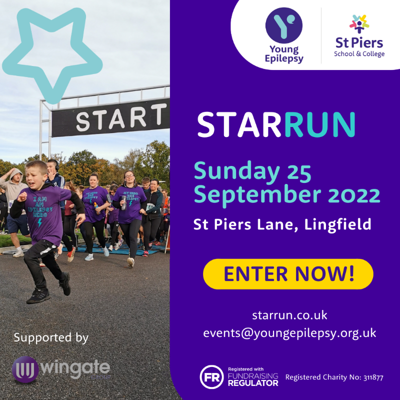 youngepilepsy's tweet photo. There is still time to book your place at our charity fun run this Sunday! ⭐

🚶‍♂️ 500m fun run/walk/push

👟 5km or 10km cross-country

🏅 All participants receive a bespoke StarRun medal

🌭 Craft stalls, food, drink and entertainment

More information and sign up below!
