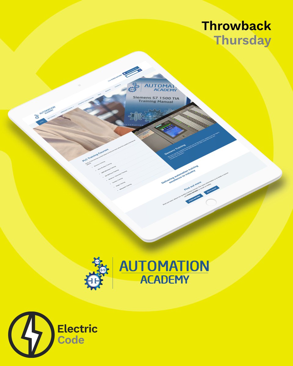 bamboo_folk's tweet photo. THROWBACK THURSDAY
===================

Automation Academy were one of our very first Folkestone clients, way back in October 2019.

We’ve always enjoyed working with technical companies, demonstrating our skills in making very technical content accessible and easy to understand. https://t.co/33Bysxmdr9