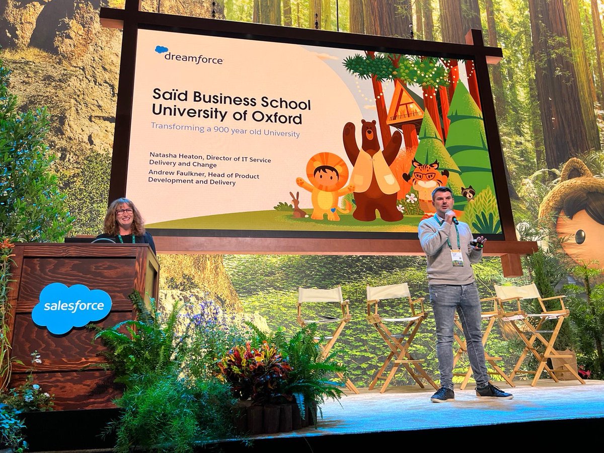 CreationTec's tweet photo. We attended a fantastic session by Saïd Business School, University of Oxford yesterday, great to hear Creation Technology get a shout out during it too! 
#dreamforce #df22 https://t.co/v4UQSoCQND