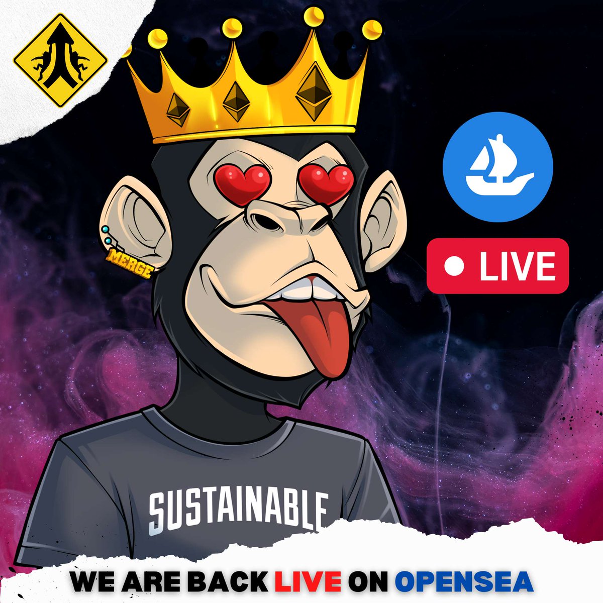 Live again on Opensea! 👇
opensea.io/collection/mer…

To kick things off, we are running a sweep-the-floor competition!

1️⃣ Winner gets 10 airdrops
2️⃣ 2nd place gets 5 airdrops
3️⃣ 1 airdrop for every 10 sweeps

Submit sweep proof in discord - discord.gg/EX5vuFQSXv
#NFTs #AirDrops