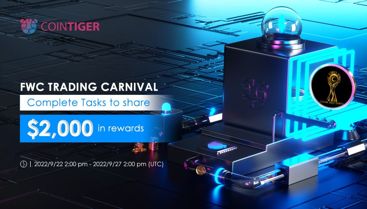 FWCOMMUNITY_Q2T's tweet photo. ❤️ $Fwc Trading Carnival, $2,000 in rewards to be shared!✨
@CoinTigerEX

1️⃣Complete tasks
2️⃣Claim Rewards 
3️⃣Automatically credited Rewards!

💎Details: https://t.co/dDOIB6hxyG

👀How to claim rewards?
🍀Web: https://t.co/7VBDIJr0gf
🍀App: https://t.co/SpsexlRx0f

#cryptotrading https://t.co/UYVf1rqyUf