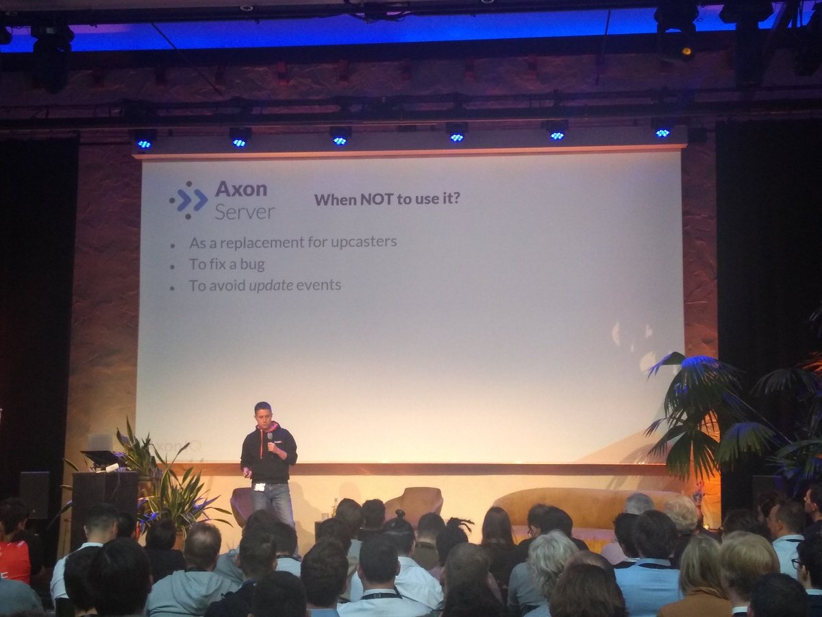 corradomusumeci's tweet image. A big applause for #AxonServer team!!! The new admin API, implementation of multi tenants, support to streaming queries, event transformation, opens a lot of new possibilities and gives developer new super great powers. But, you know, with great power ... Be wise! #AxonIQCon22