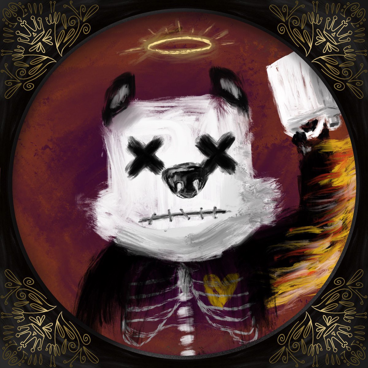 TrooprzArmy's tweet photo. Morning @trooprzarmy &amp; #CroFam

Who is looking forward to Mondays #PaintedPandaz mint? 

Grab yourself an instant WL just hit the discord #general with ‘👁 ❤️ 🐼’ and we’ll hook you up! 

Like, Tag &amp; Retweet for chance to win a free airdrop! 

https://t.co/xbnEFNhPxr

#Troopz https://t.co/vKkmsQeJ6J