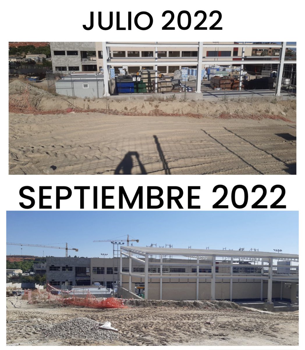 AmpaH2M's tweet photo. 22 de septiembre de 2022:

❌Sin 15 aulas
❌Sin biblioteca
❌Sin comedor
❌Sin gimnasio
❌ Sin aulas de 🎼💻
✅Con 8 barracones
✅Esperandoneo cole desde 2014
✅En obras desde 2015

❓Habrá nueva prórroga de obra? 🏗❓Acabarán en febrero de 2023?🔚

#Héroes2deMayoCompletoYa https://t.co/Enqd9h2sBX