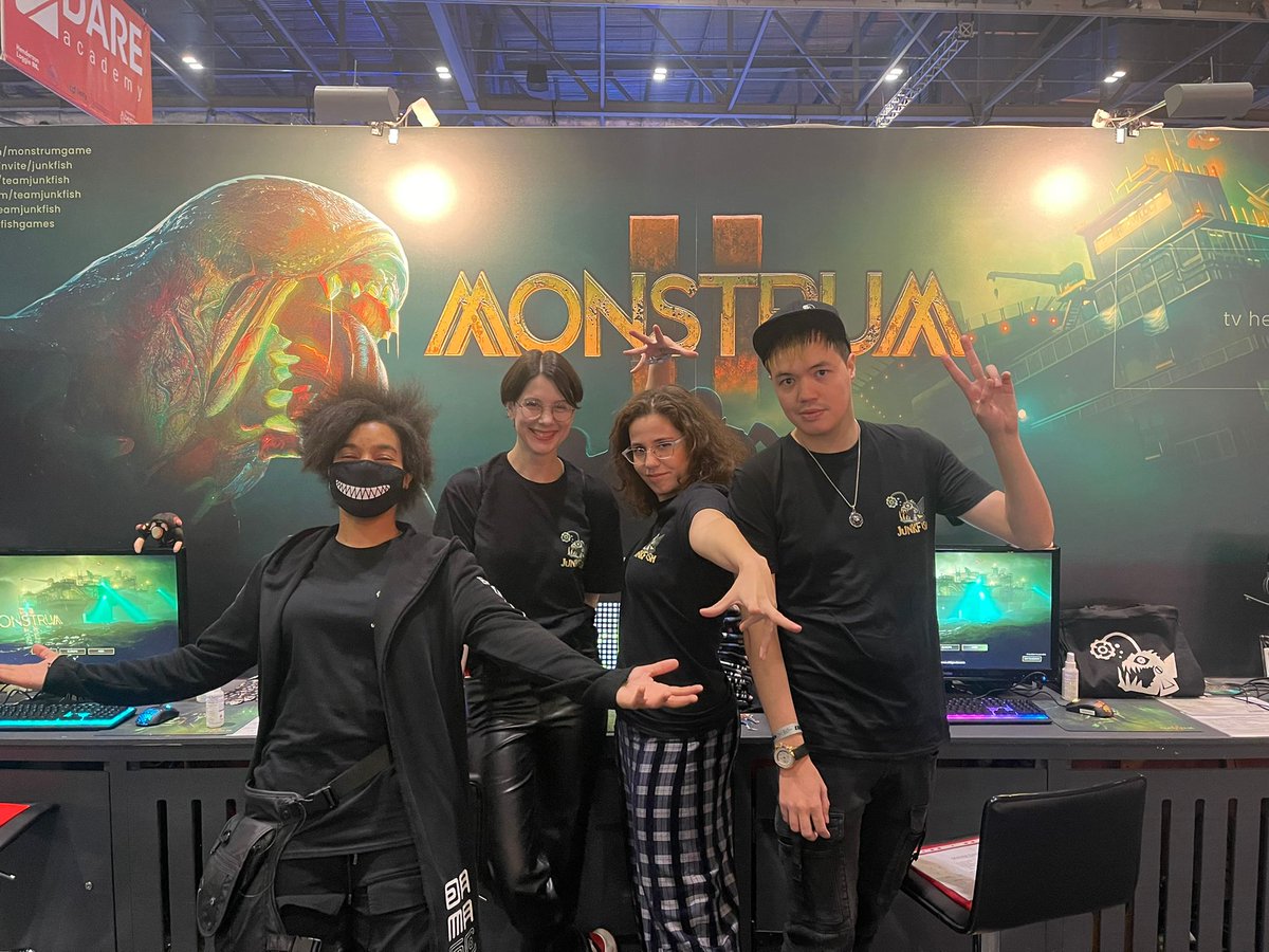TeamJunkfish's tweet photo. We're at #EGX2022!

Come find us @ RZ10d 🔥 Meet the devs, play Monstrum 2, and maybe even win yourself some free goodies 👀

We'll see you there! https://t.co/LW3QtzclAG
