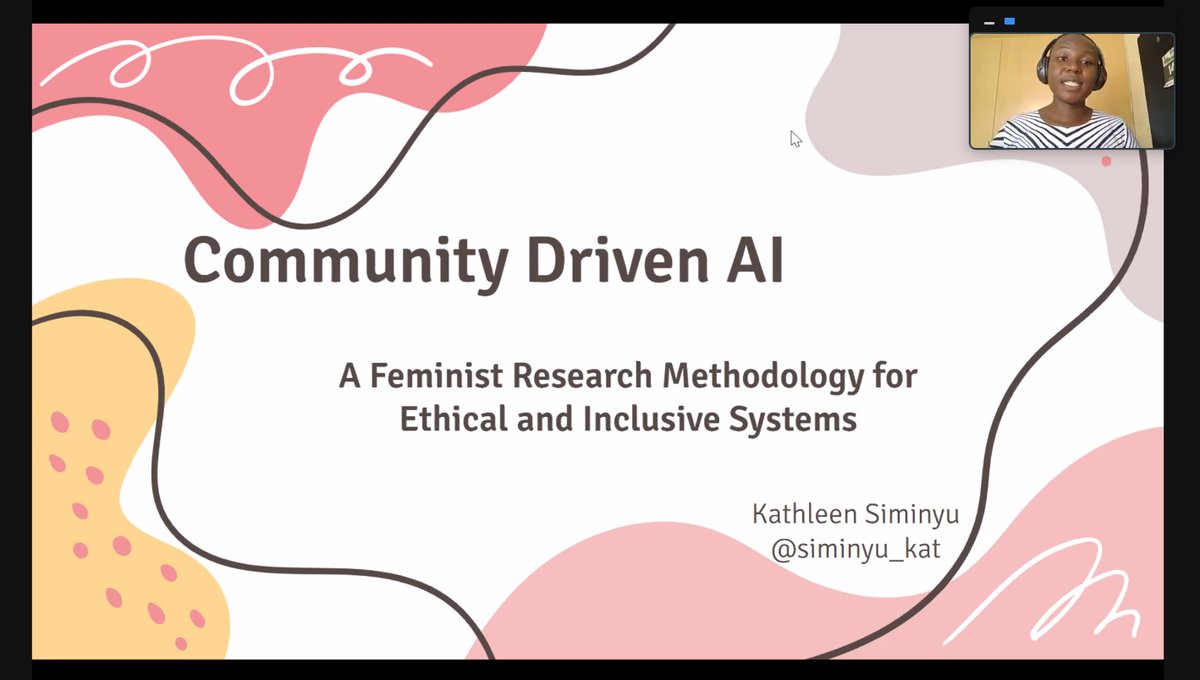M. Larson (@ngrams) on Twitter photo Ongoing at #RecSys2022: Keynote of Kathleen Siminyu <a href="/siminyu_kat/">Kathleen S.</a> at the African Women in Artificial Intelligence.
En cours au #RecSys2022: Keynote de <a href="/siminyu_kat/">Kathleen S.</a> au Workshop sur Les Femmes Africaines en Intelligence Artificielle (avec traduction simultanée). #AWAI <a href="/ACMRecSys/">ACM RecSys</a> Ongoing at #RecSys2022: Keynote of Kathleen Siminyu <a href="/siminyu_kat/">Kathleen S.</a> at the African Women in Artificial Intelligence.
En cours au #RecSys2022: Keynote de <a href="/siminyu_kat/">Kathleen S.</a> au Workshop sur Les Femmes Africaines en Intelligence Artificielle (avec traduction simultanée). #AWAI <a href="/ACMRecSys/">ACM RecSys</a>