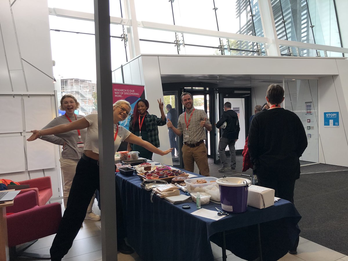 MCRCnews's tweet photo. And we’re off! Come and buy a cake and support our cyclers as we fundraise for #RewriteCancer today at the OCRB! 🧁🚴🏽♂️
You can support our team here: https://t.co/g5TiOzgyq8 https://t.co/5cLWep3kvu