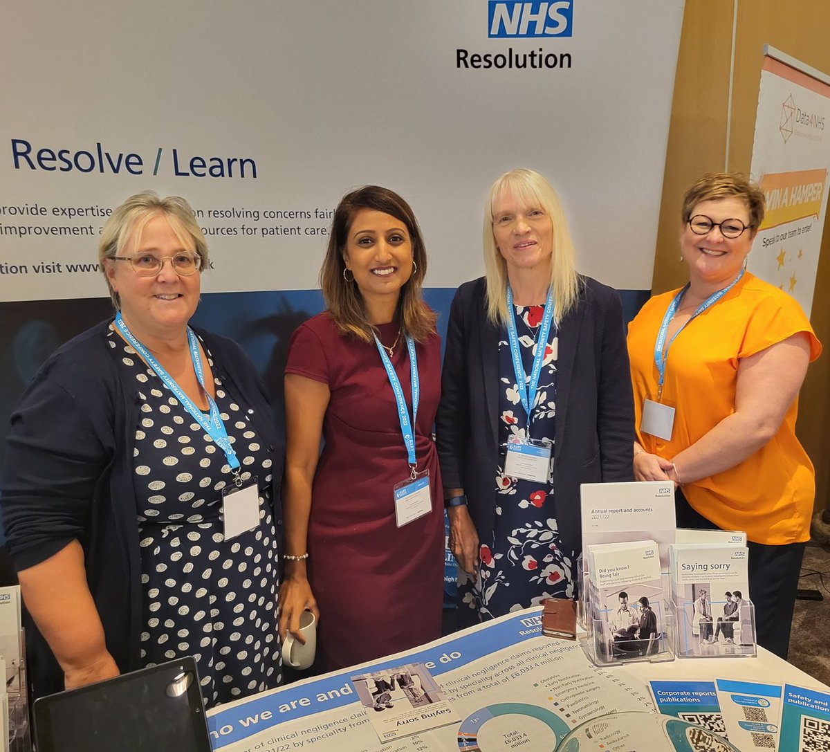 BodaliaSangita's tweet photo. #MatSafety2022 Come and say hello, meet the team and find out more about the #EarlyNotification scheme and #NHSResolution https://t.co/ARuJqeGmP9