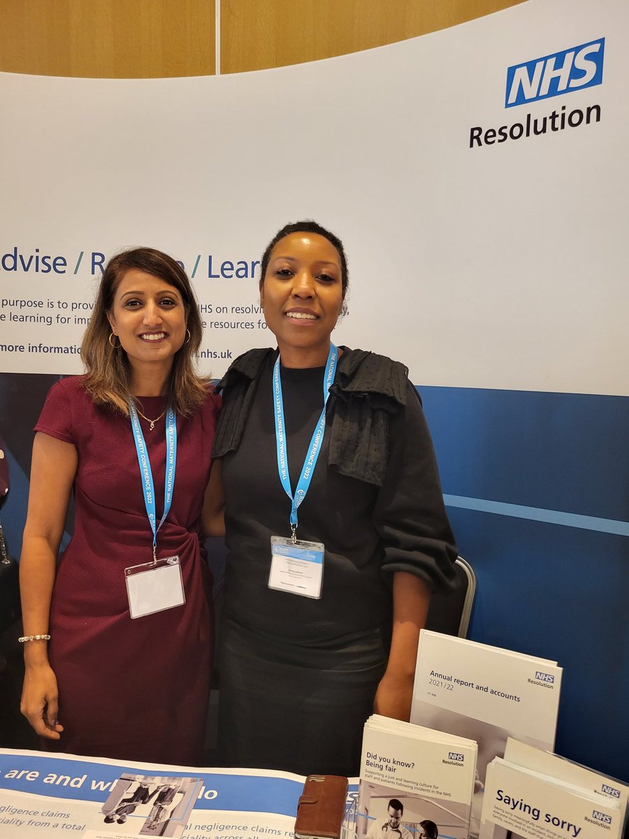 BodaliaSangita's tweet photo. #MatSafety2022 Come and say hello, meet the team and find out more about the #EarlyNotification scheme and #NHSResolution https://t.co/ARuJqeGmP9