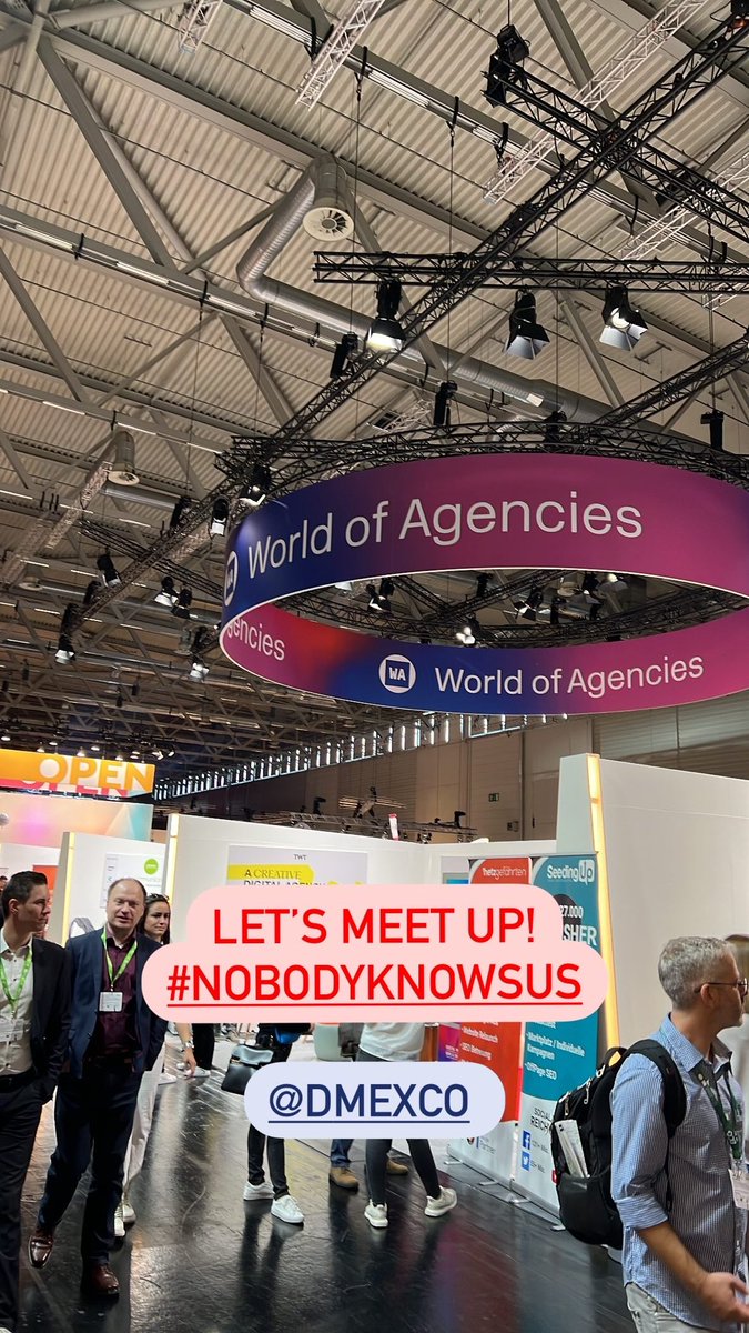 Caffè? <a href="/dmexco/">DMEXCO</a> #DMEXCO2022 #nobodyknowsus