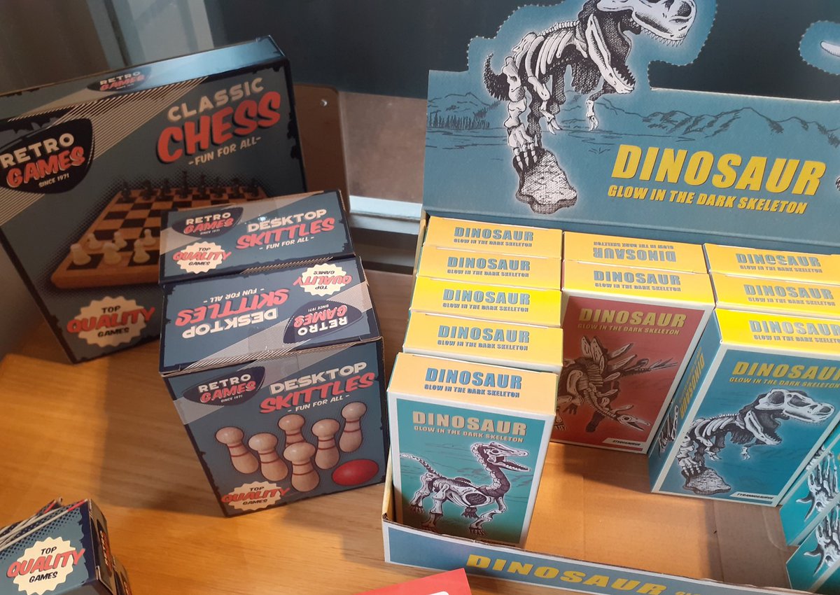 The penultimate shop on our #JourneyThroughGladstoneCourt was the Toy Shop. In our museum shop, we have a range of toys, including Desktop Skittles and Dinosaur Glow in the Dark Skeleton. #JourneyThroughGladstoneCourt #biggarmuseum #toys #whatsonlanarkshire #visitscotland